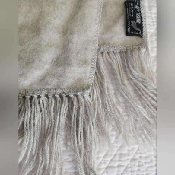 Alpaca scarve Cusco peru Alpaca wool scarf/scarve handmade 70" long - Picture 3 of 8